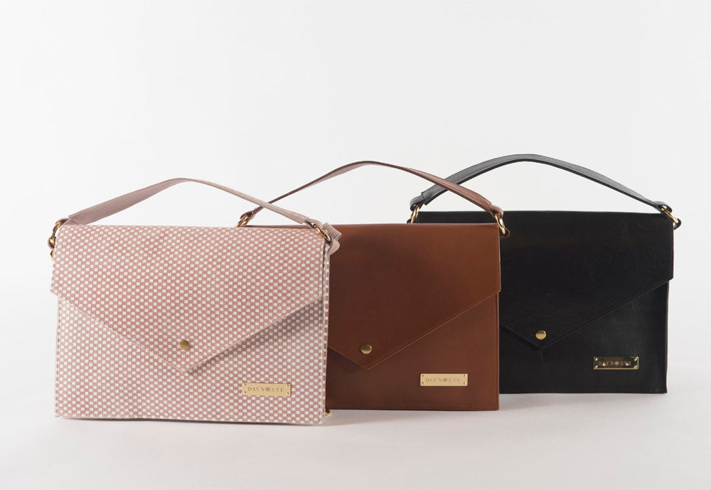 Leather Convertible Laptop Handbag