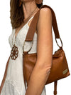 Maximiliana Wide Strap Clutch and Crossbody