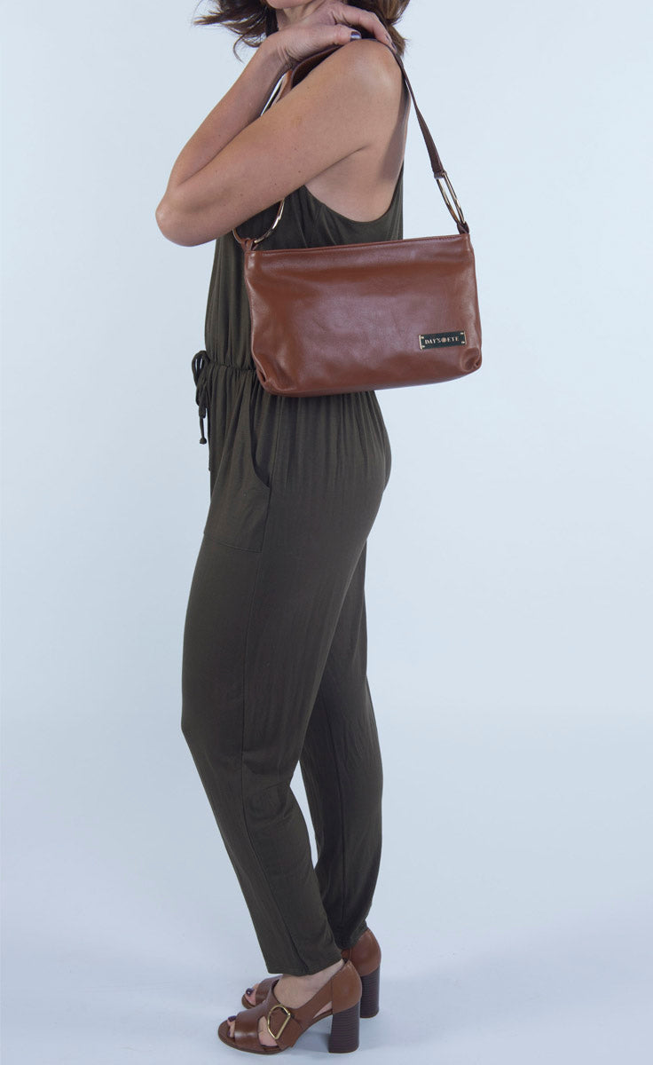 Maximiliana Wide Strap Clutch and Crossbody