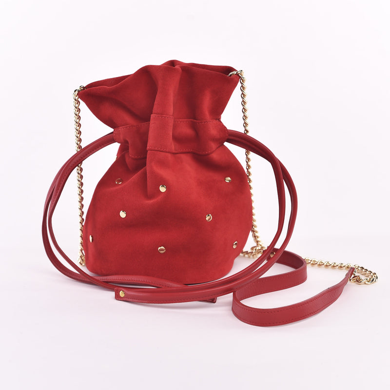 Flamenco Suede Mini Drawstring