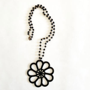 Day's Eye Leather Necklace
