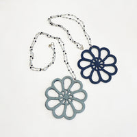 Day's Eye Leather Necklace