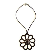 Day's Eye Ribbon and Lace Necklace