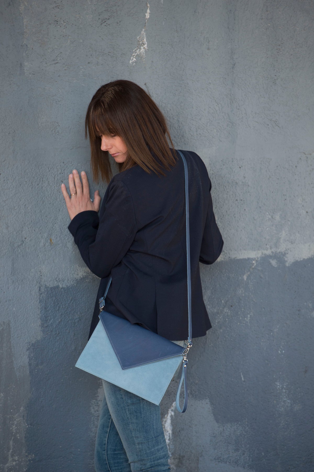 Two Shades Envelope Clutch
