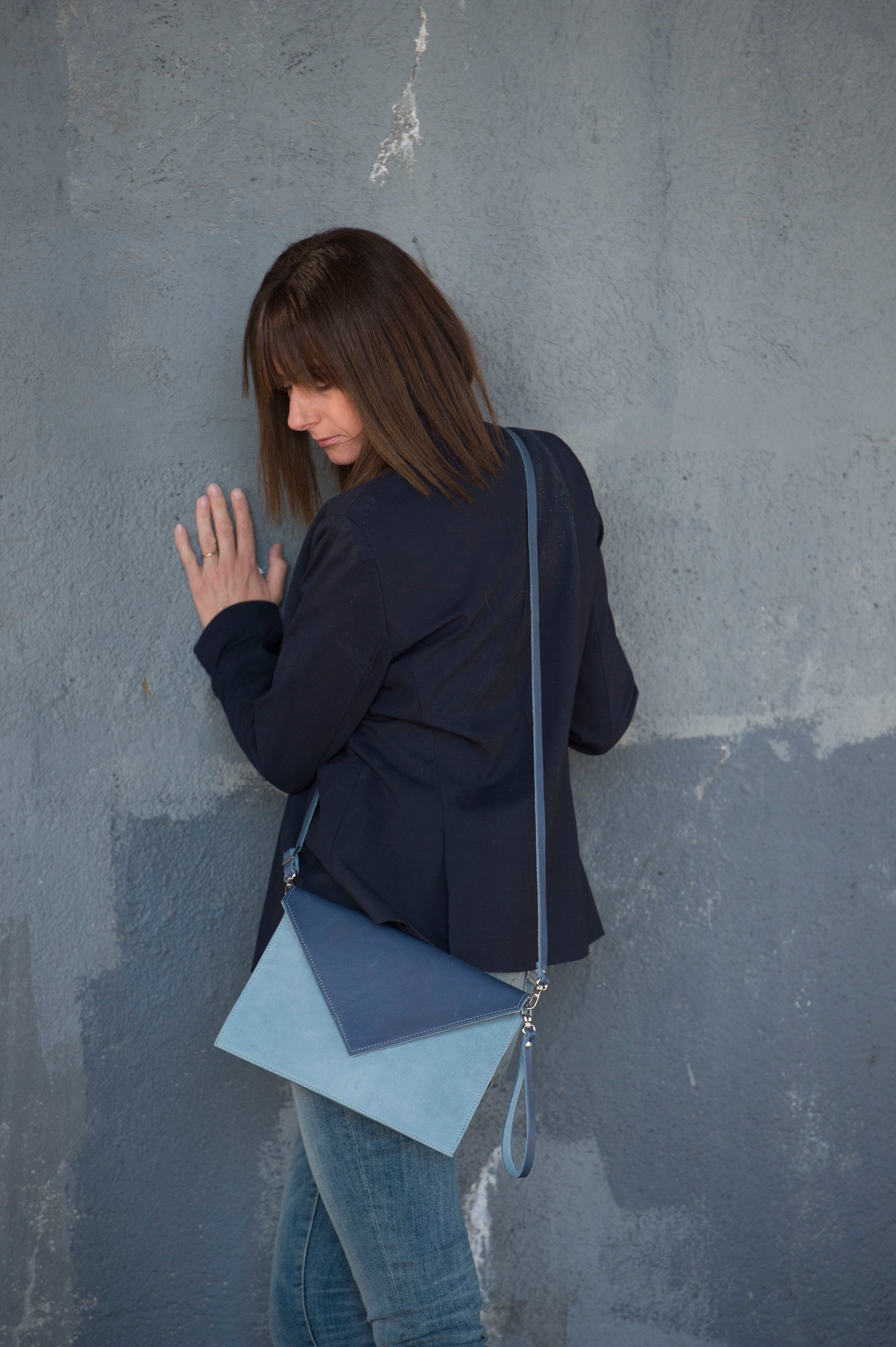 Two Shades Envelope Clutch