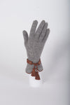 Touch Screen Gloves with Tassel Trim