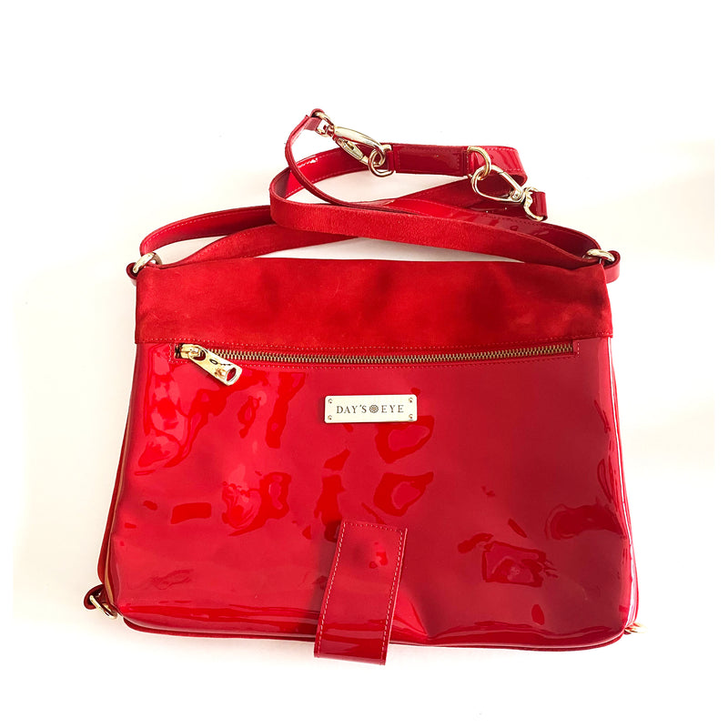 Reversible Messenger Convertible Handbag: Shoulder, Cross and Backpack