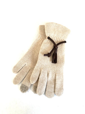 Chocolate Tassel Touch Screen Gloves