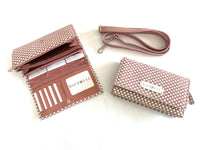 Checkered Leather Print