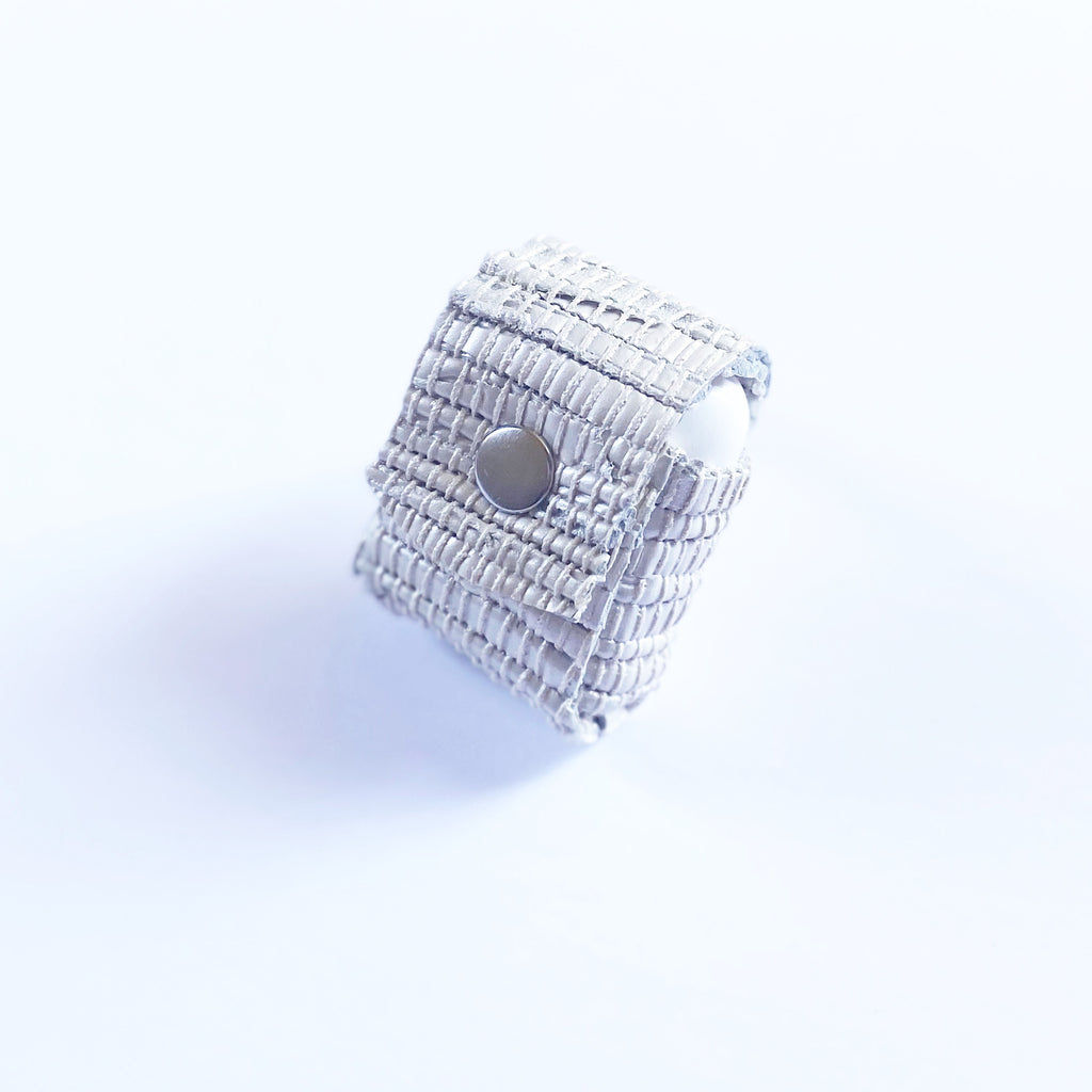 Pearl AirPods Leather Case