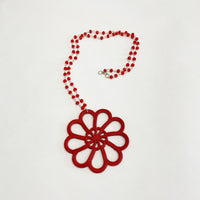 Day's Eye Leather Necklace