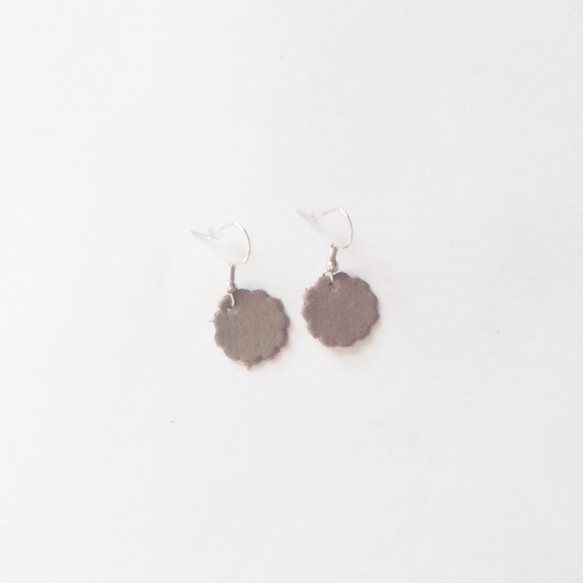Small Leather Earrings