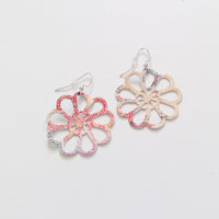 Day's Eye Flower Earrings