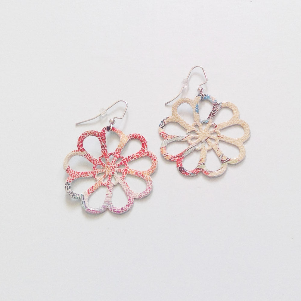 Day's Eye Flower Earrings